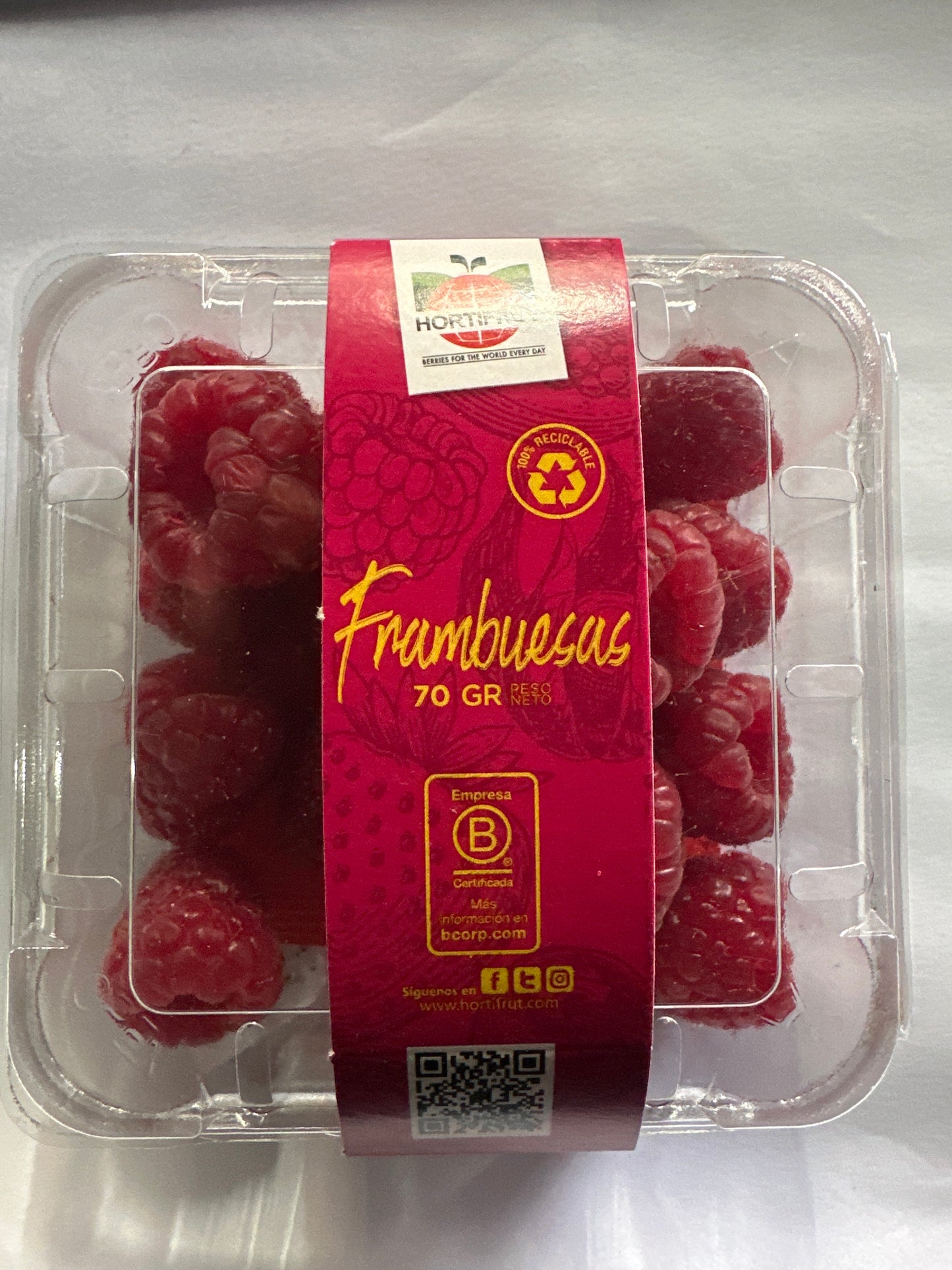 Frambuesas 70gr