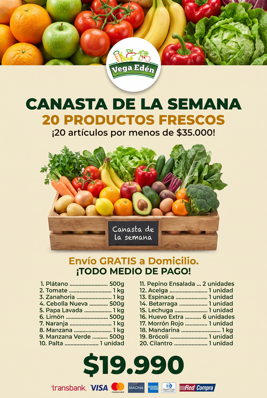 CANASTA DE LA SEMANA 🍇🥬 20 productos frescos seleccionados para tu hogar